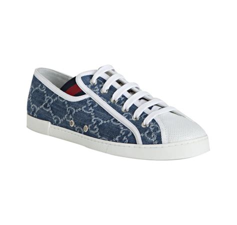 womens gucci sneakers the real real|gucci denim sneakers.